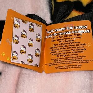 HK Faux Rabbit fur throw